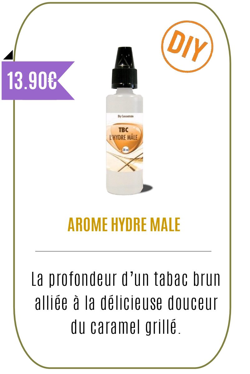 Eliquide Concentré 10ml Classic Hydre Male- YZY -