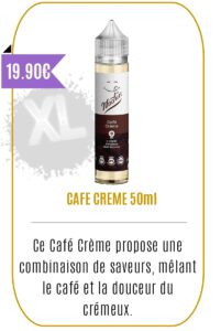 eliquide Gourmand 50 ml Café Crème -MACHIN-