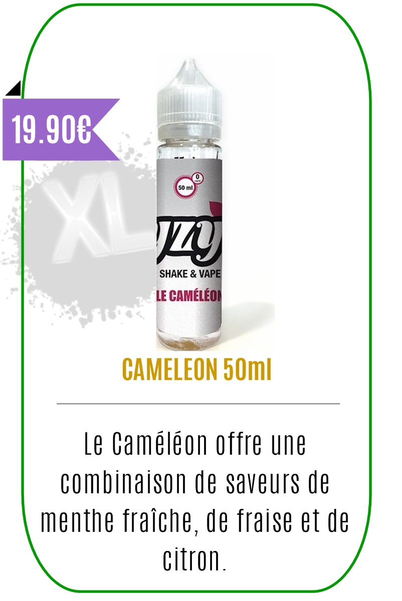 Eliquide mentholé Caméléon 50ml -YZY-