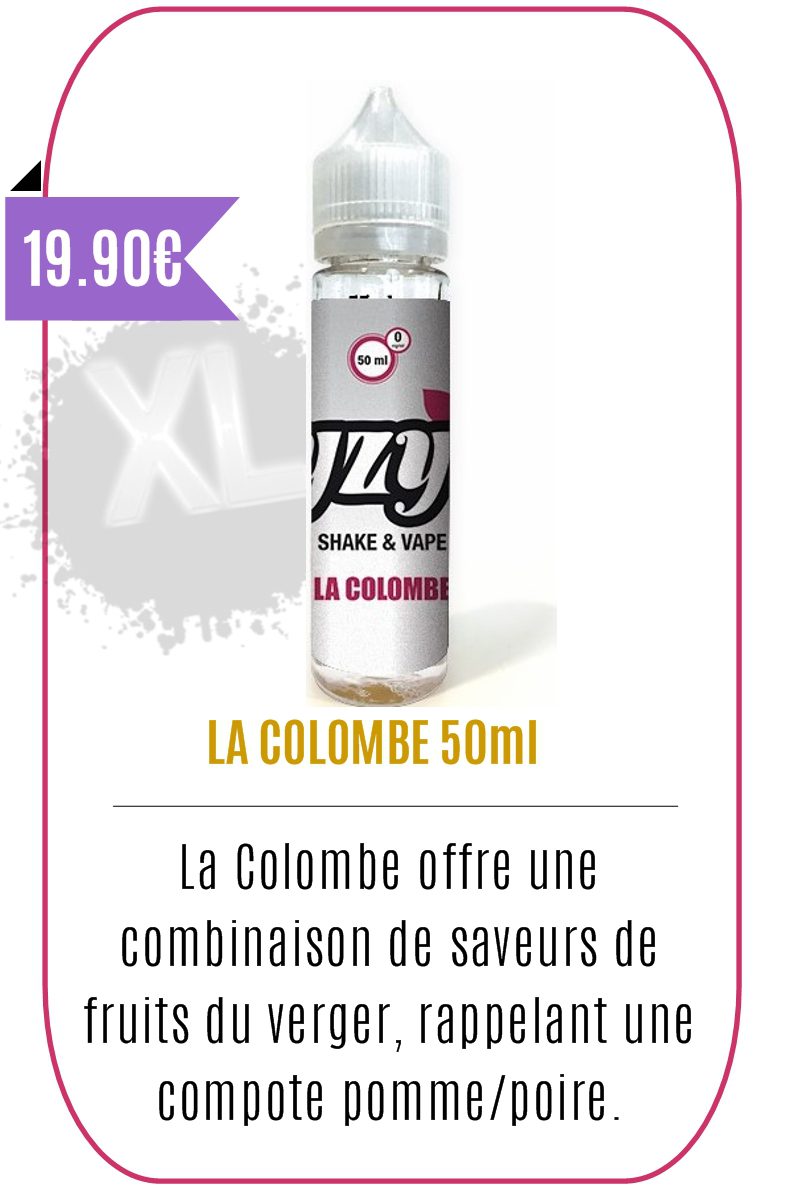 E-liquide Fruité La Colombe 50 ml – YZY –