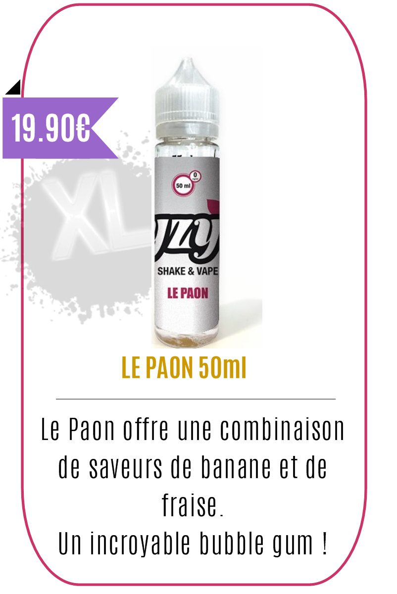 E-liquide Fruité Le Paon 50 ml – YZY –