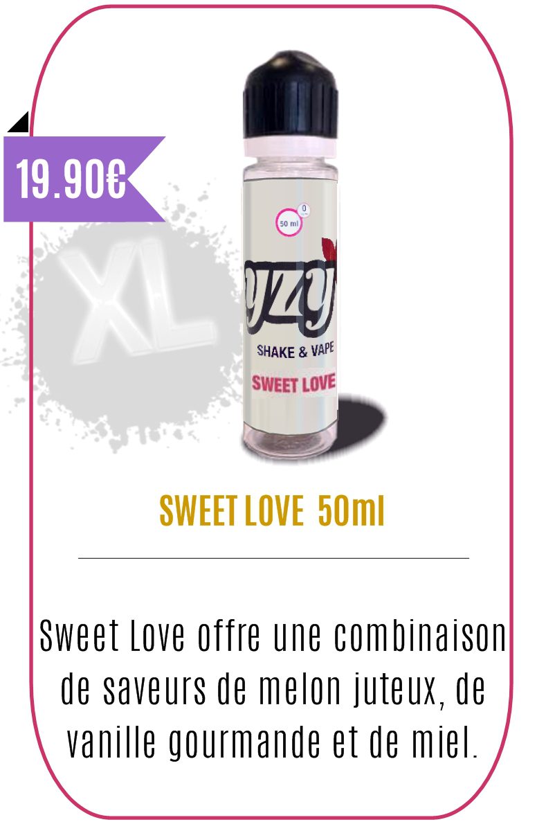 E-liquide Fruité Sweet Love 50 ml – YZY –