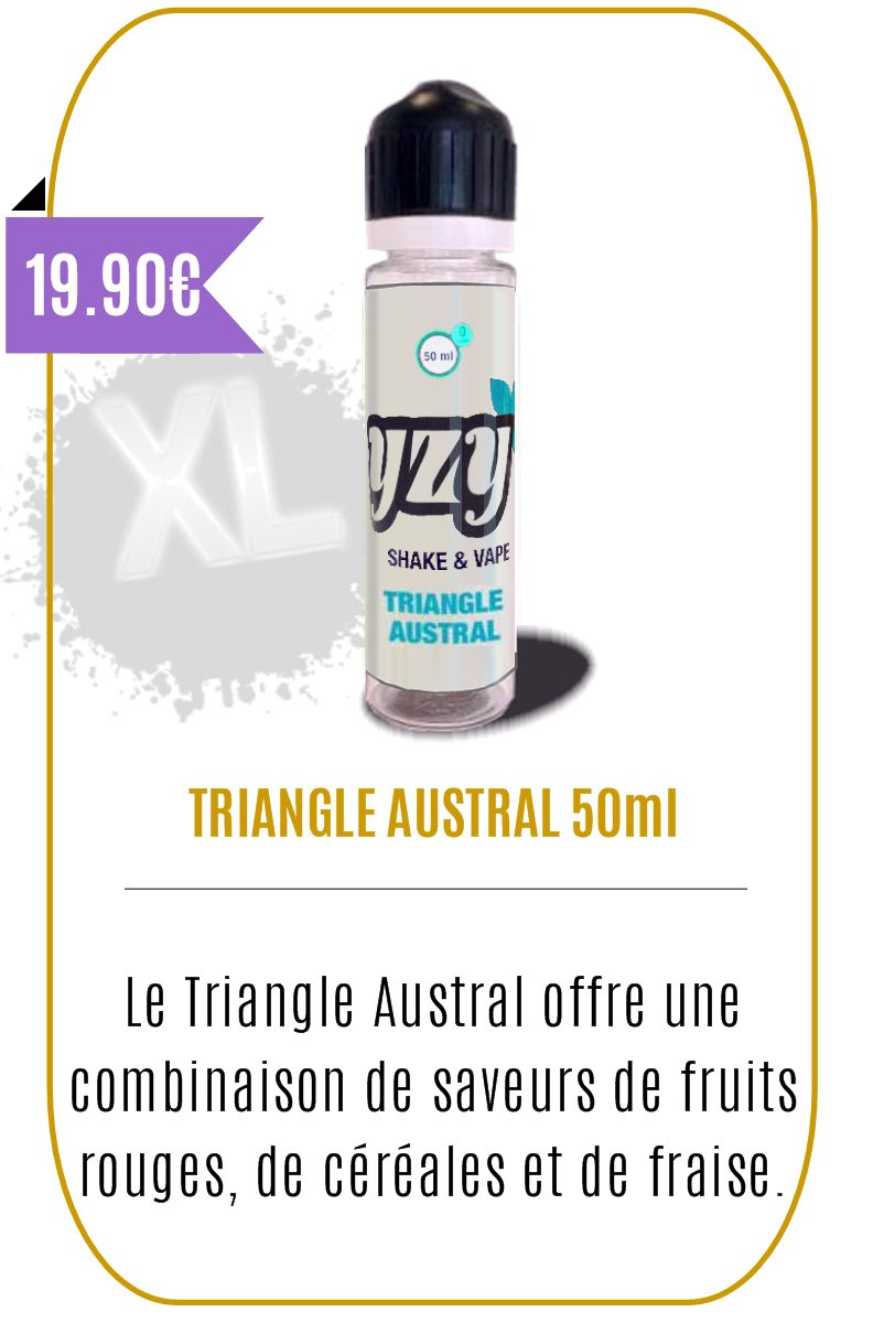 eliquide gourmand 50ml - Triangle Austral- YZY-