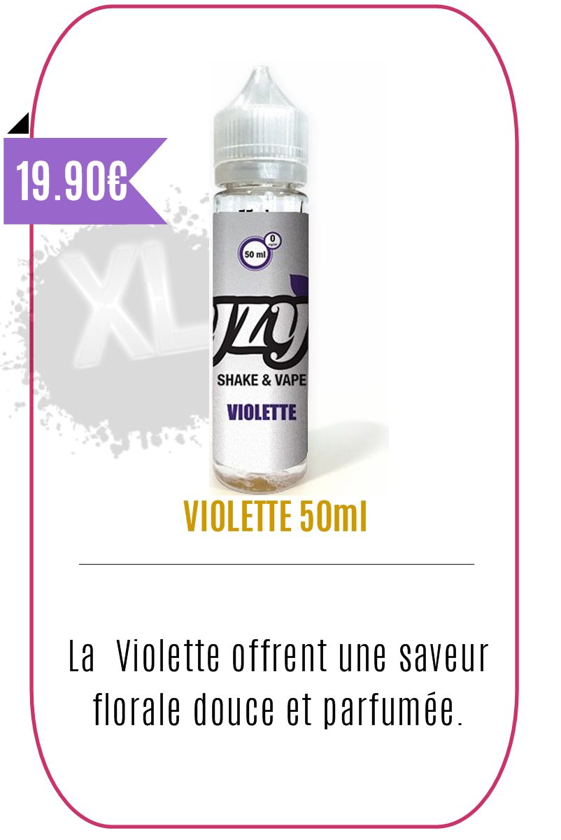 E-liquide Fruité Violette 50 ml – YZY –