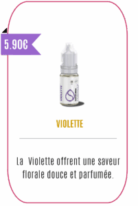 eliquide fruité Violette - Savourea - 10ml