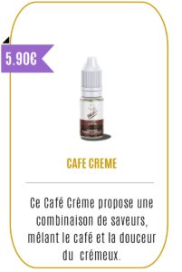 eliquide gourmand - cafe creme- MACHIN-