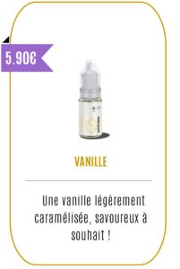 eliquide gourmand - vanille- savourea-