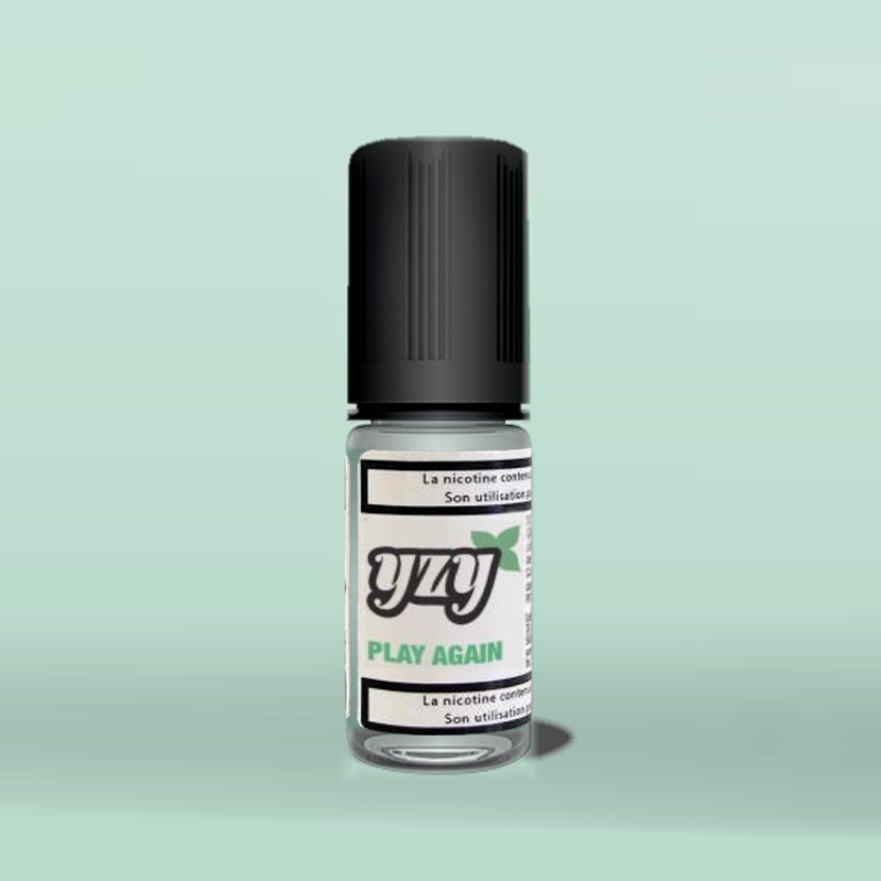 play again e liquide yzy neutre