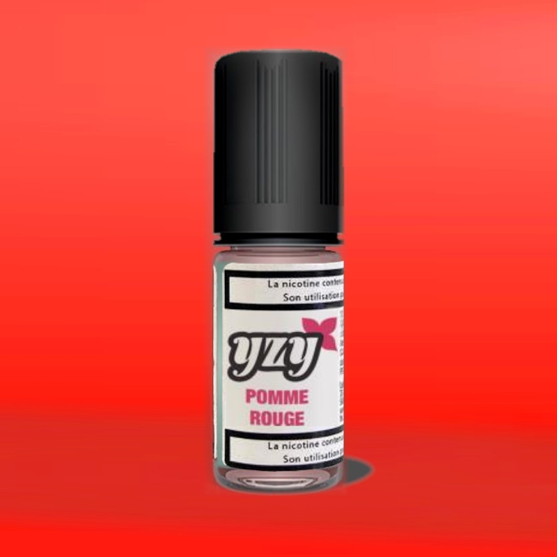 pomme rouge e liquide yzy neutre