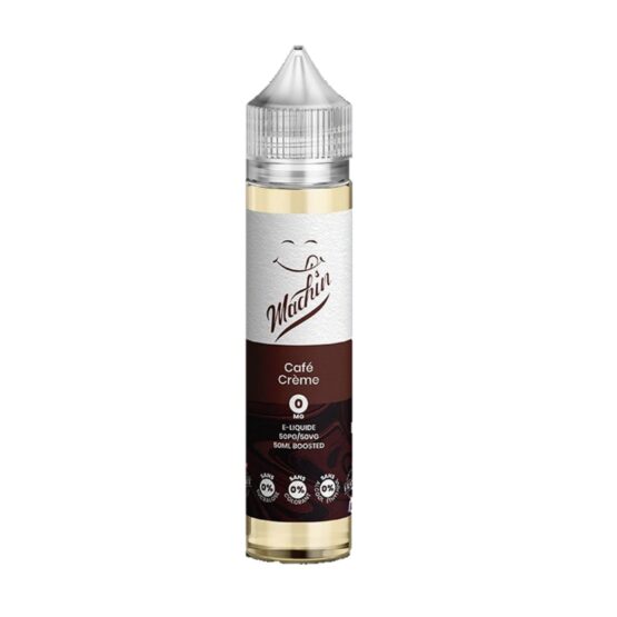 Eliquide gourmand 50ml Café Crème -Machin-