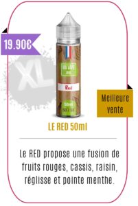 eliquide 50ml Fruité Le Red -Ma Vape Bio-