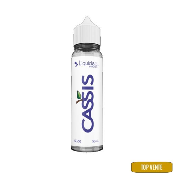 eliquide 50ml fruité Cassis -Liquideo-