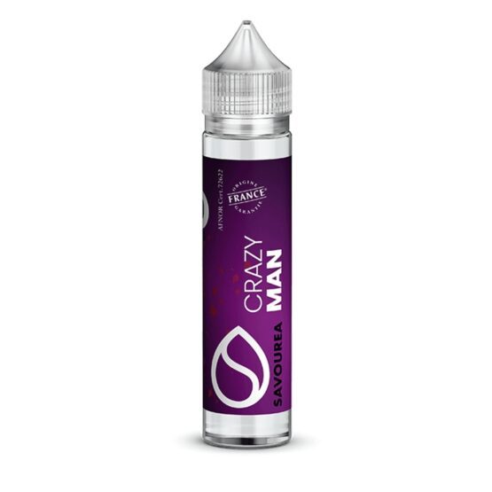 eliquide 50ml fruité Crazy man -Savourea-