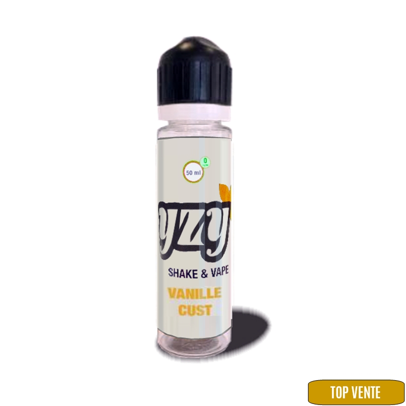 eliquide 50ml gourmand vanille custard yzy