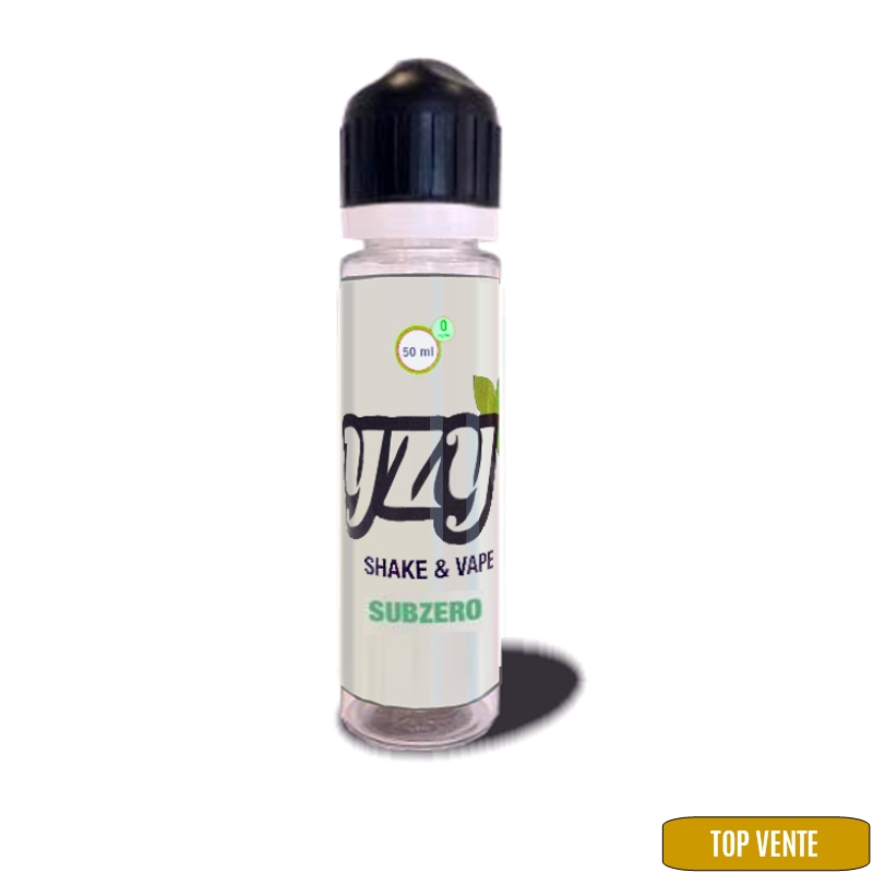 eliquide 50ml menthole subzero yzy