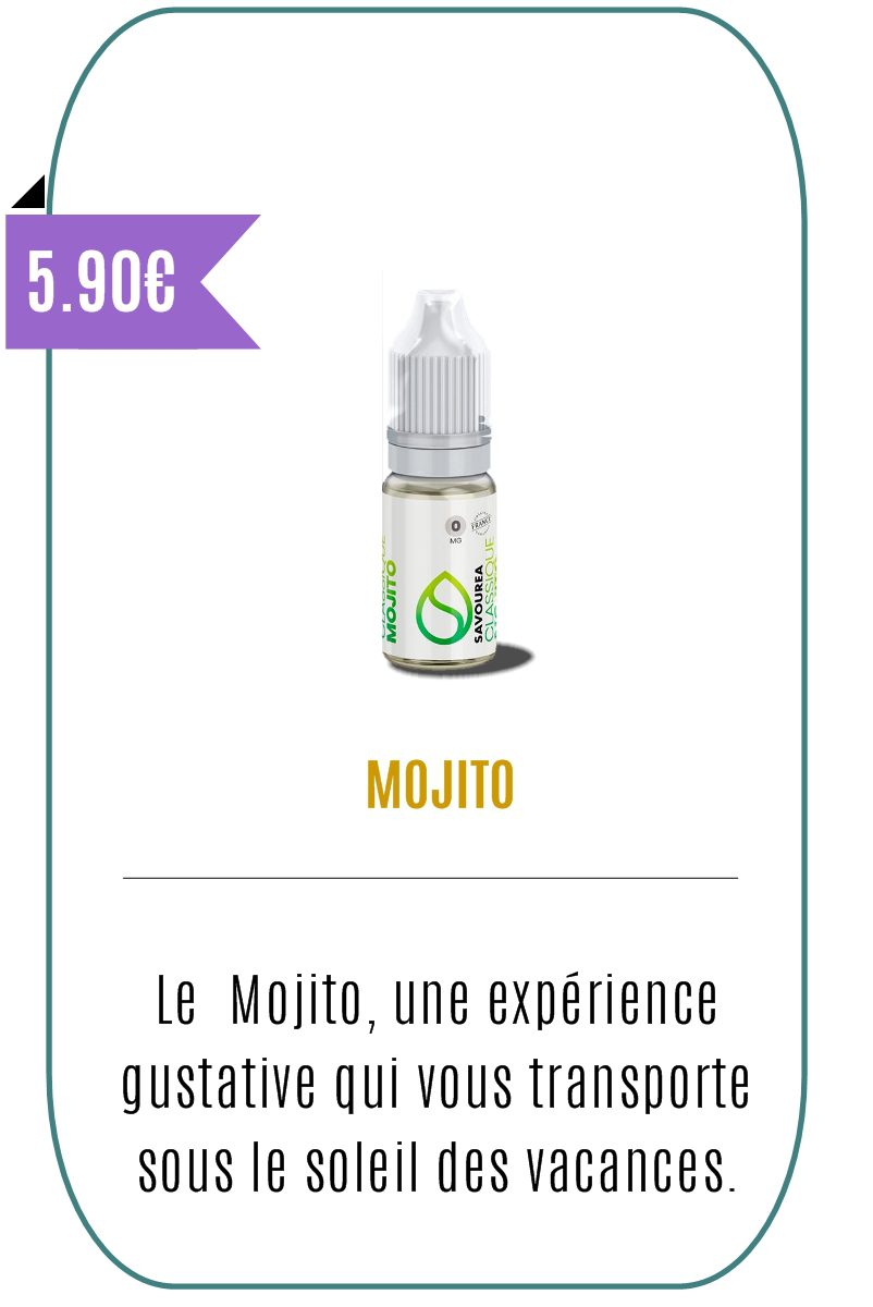 eliquide fruité Mojito 10ml - Savourea -
