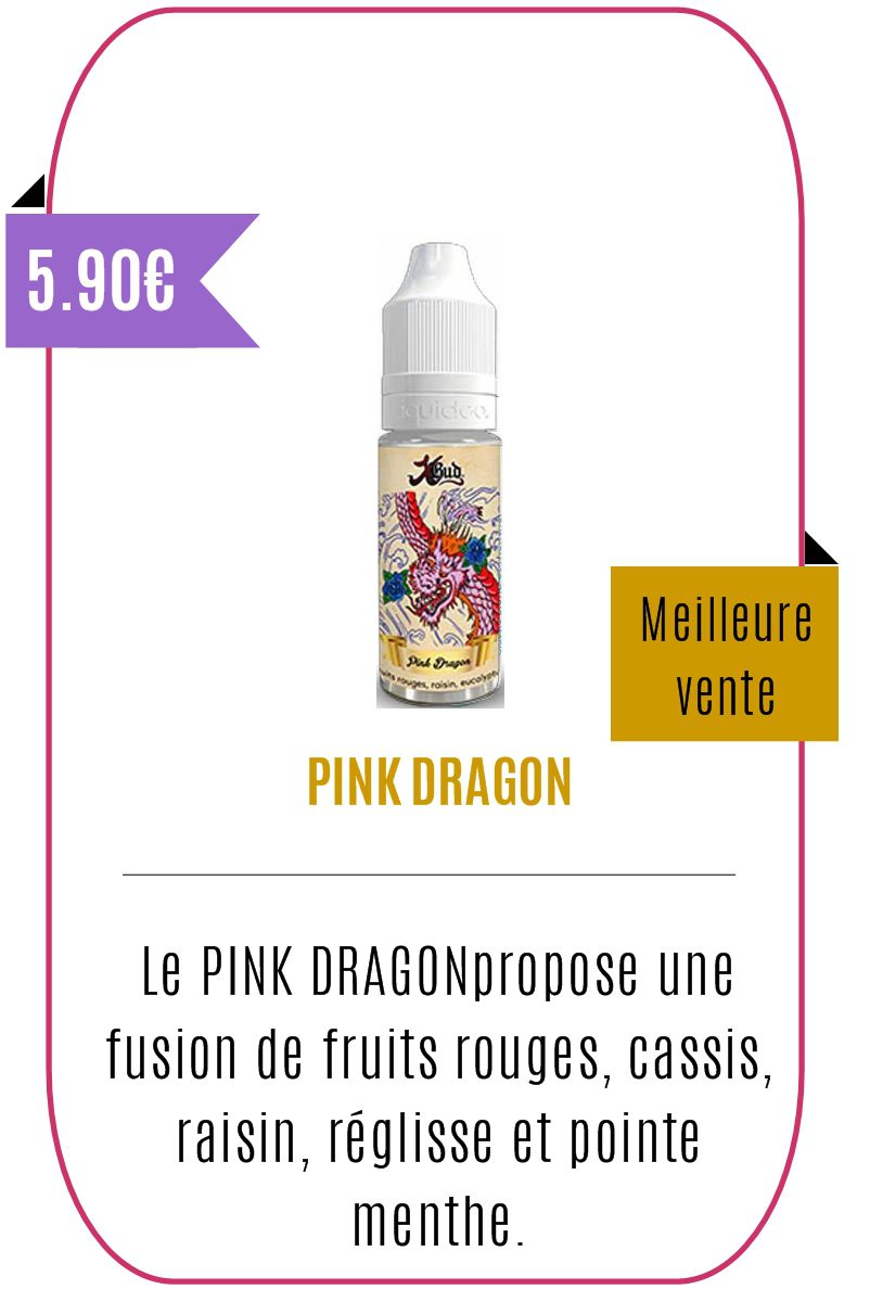 eliquide fruité PINK DRAGON - XBUD -