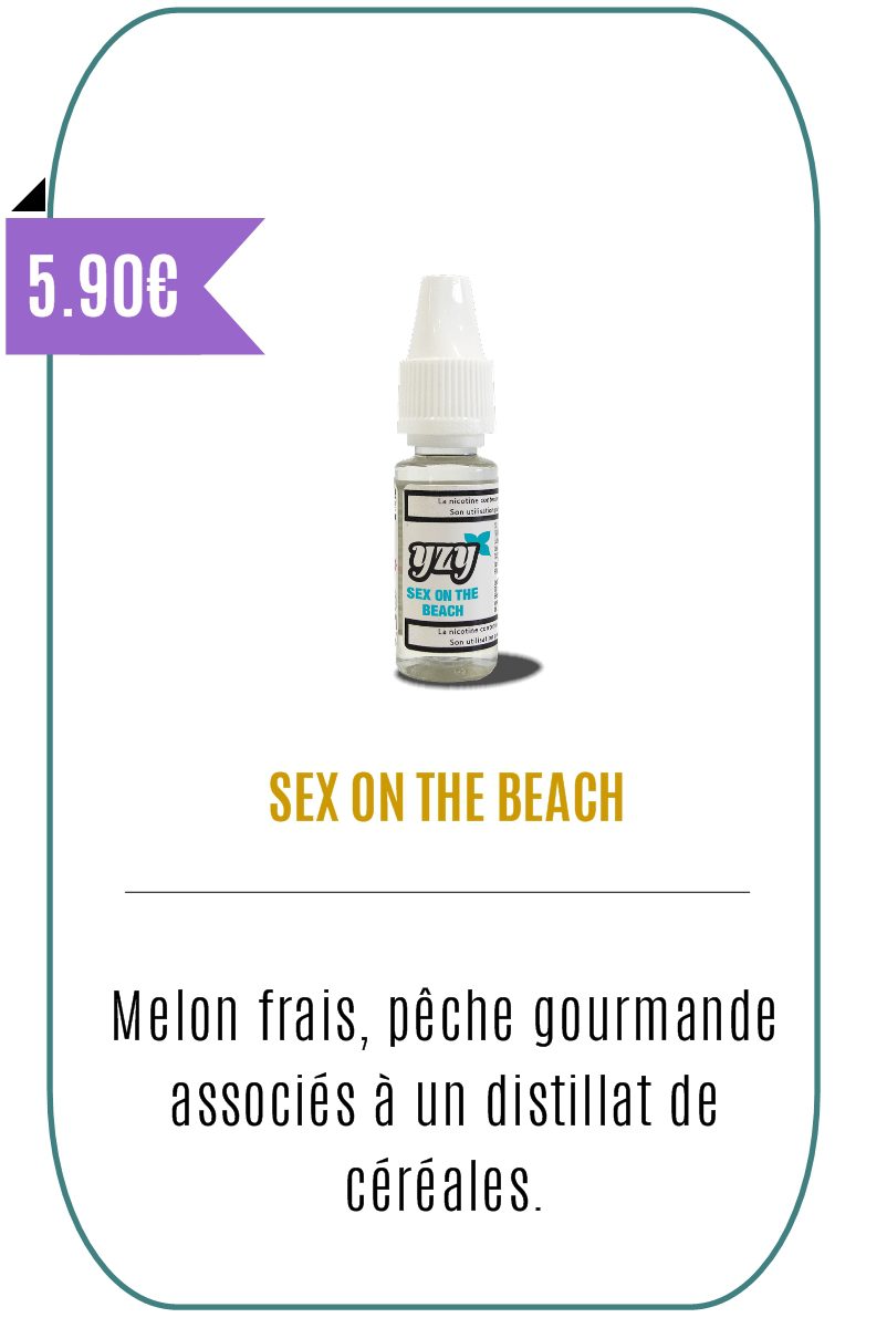E-liquide Fruité Sex on the Beach 10 ml – YZY –