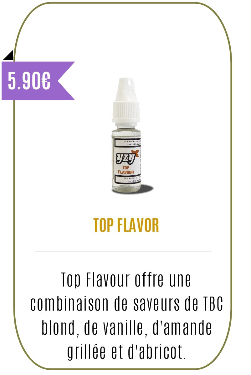 eliquide classiqueTop Flavour 10ml - YZY-