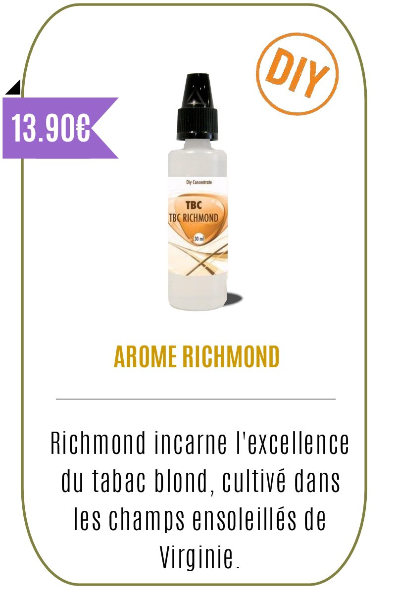 Eliquide Concentré 10ml Classic Richmond- YZY -