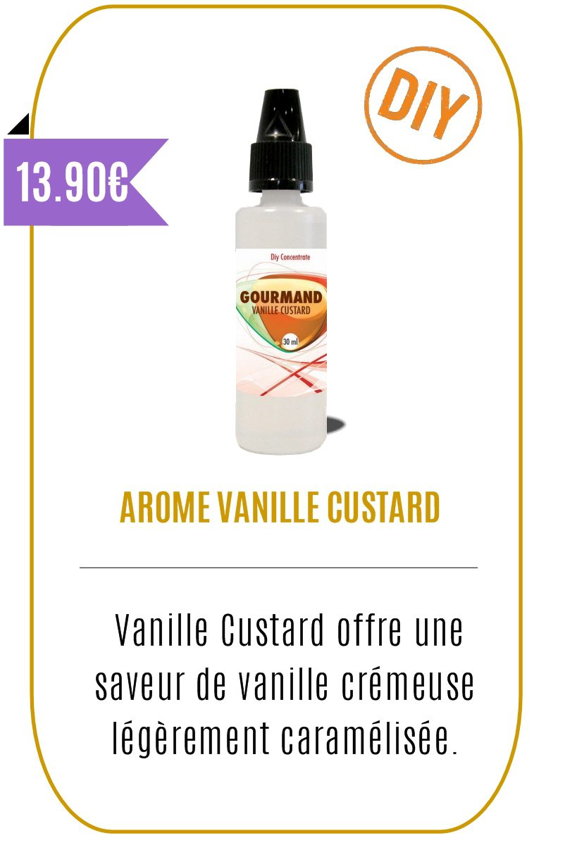 eliquide Gourmand Concentré 30 ml Vanille Custard -YZY-