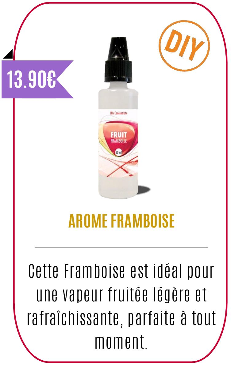 Eliquide fruité Concentré DIY 30ml Framboise -YZY-