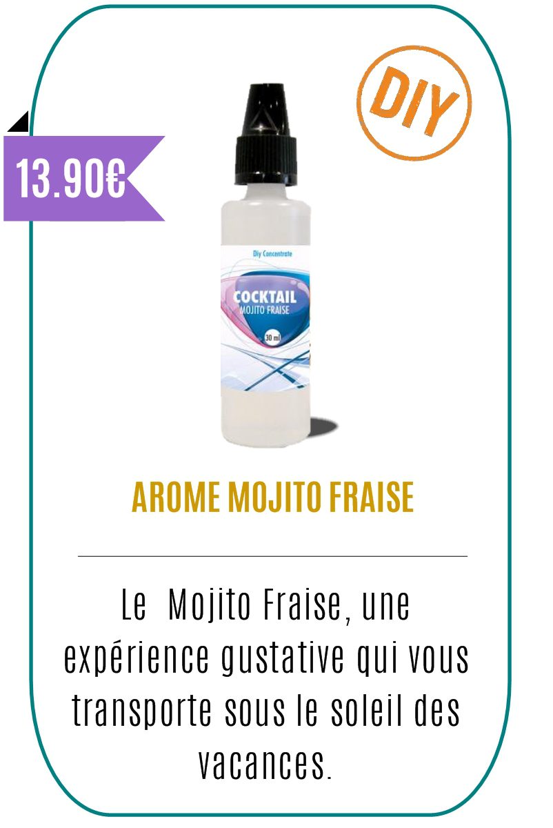 Eliquide Fruité Concentré DIY 30ml Mojito Fraise -YZY-