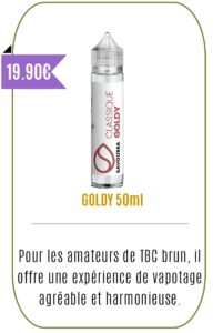 eliquide 50ml classic GOLDY -savourea -