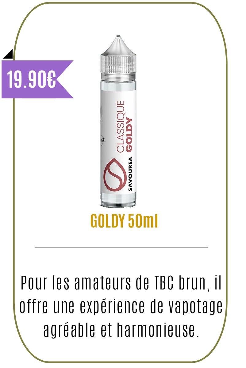 eliquide 50ml classic GOLDY -savourea -