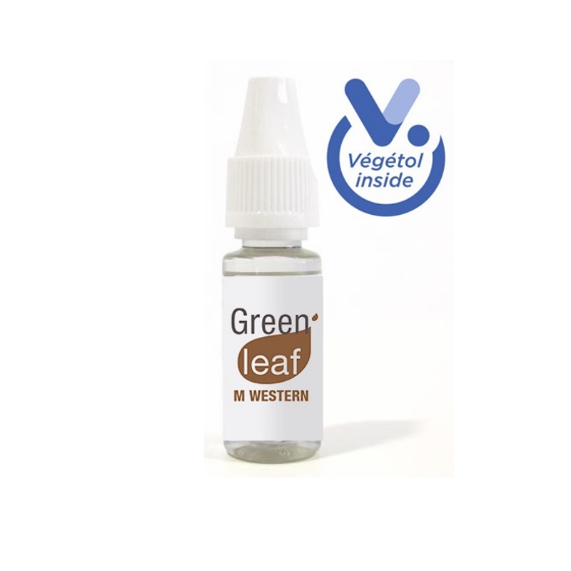 eliquide classic au VEGETOL gout tabac de chez Green Leaf M WESTERN 10ml