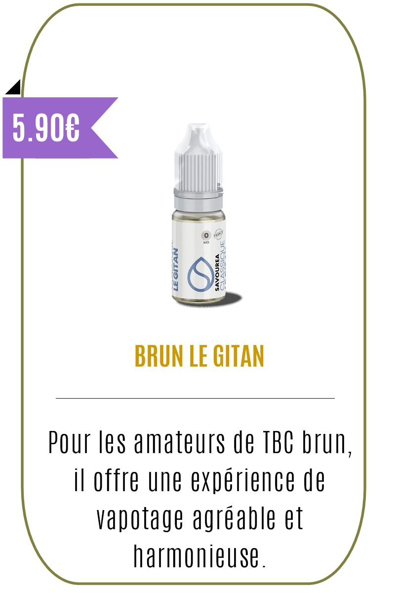 eliquide classique Classic Le Gitan 10ml - Savourea-