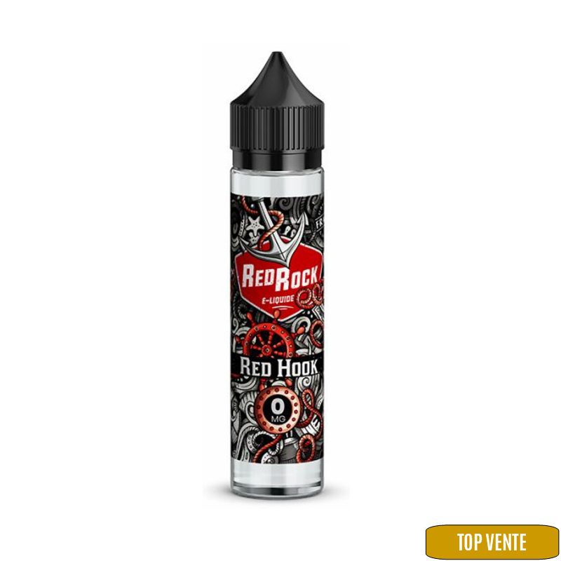 eliquide mentholé 50ml Red Hook -Red Rock-