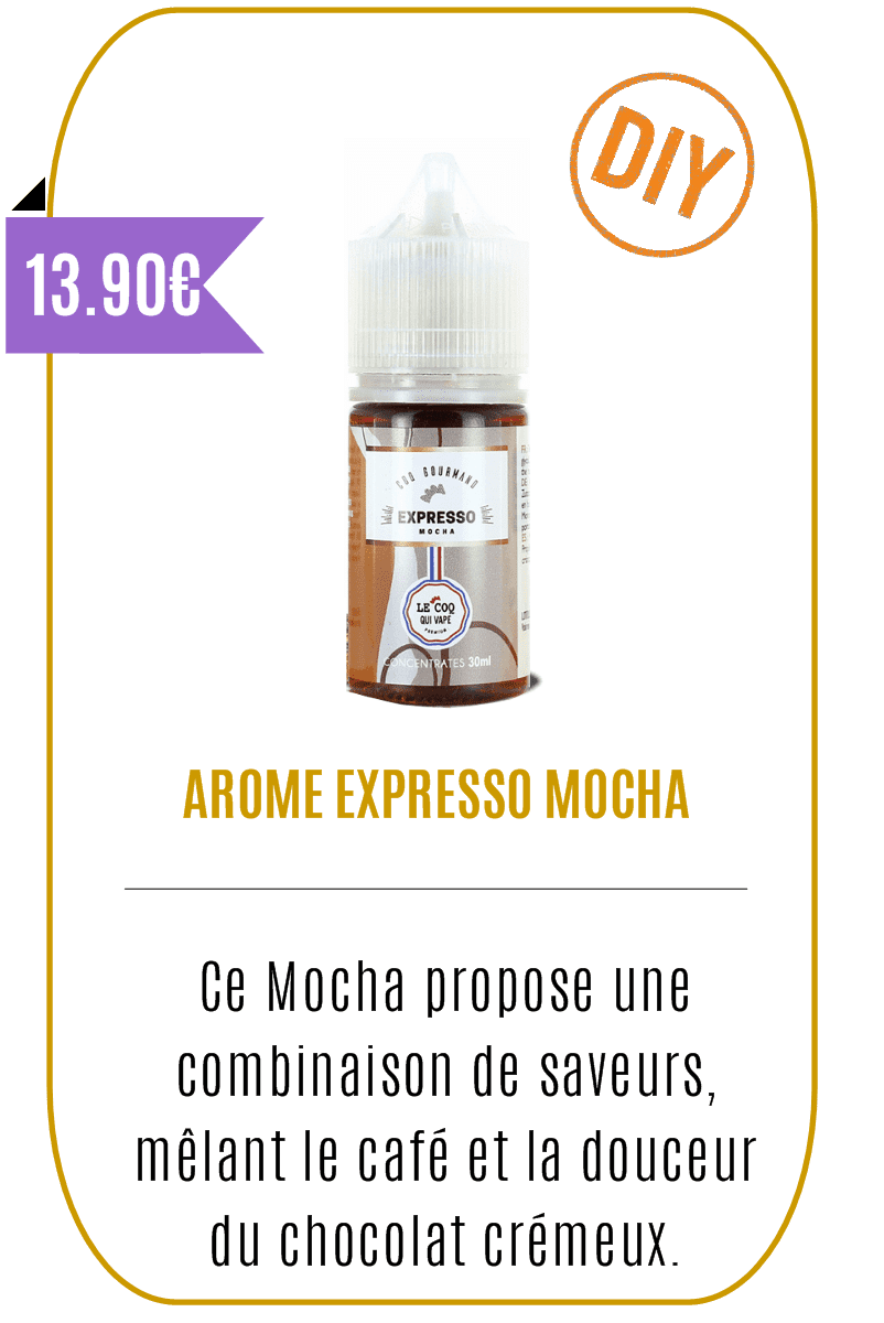 Eliquide Concentré 30ml Café Mocha - LE COQ QUI VAPE -