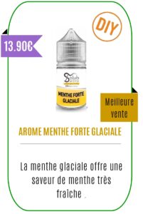 Eliquide Concentré DIY 30ml Menthe Forte Glaciale -SOLUB AROME-