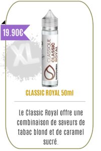 eliquide 50ml classic Royal -savourea -