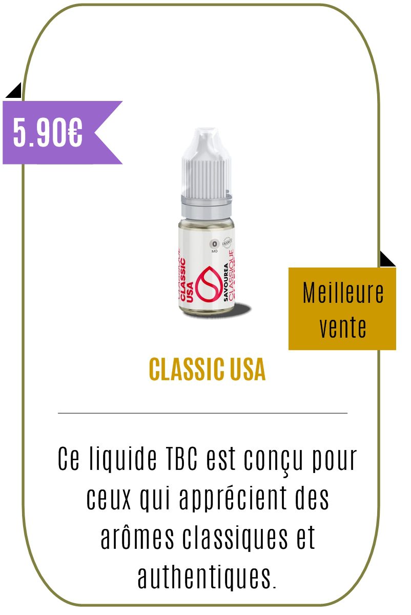 eliquide classique Classic USA - Savourea-