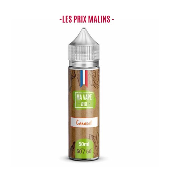 eliquide pas cher Gourmand Carasel 50 ml -MA VAPE BIO-