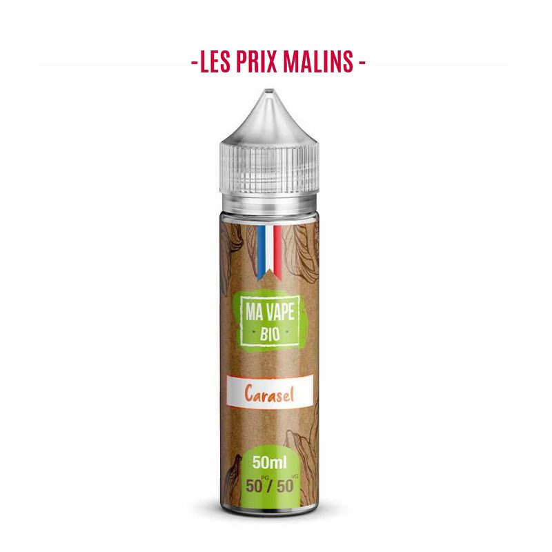 eliquide pas cher Gourmand Carasel 50 ml -MA VAPE BIO-