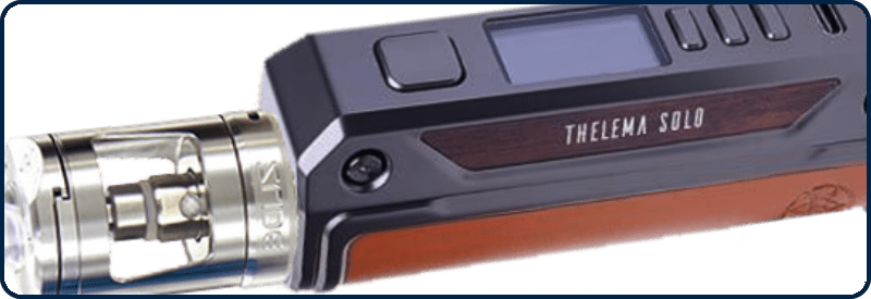 A qui s'adresse la Ecigarette KIT - THELEMA SOLO 100W -LOSTE VAPE - + ATOMISEUR ZLIDE D24 - INNOKIN - Exclue YZY MOUVAUX - ONCLE VAPE