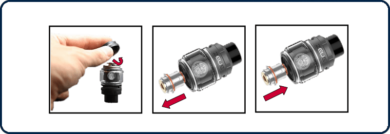 Changement de resistance Z-Coil pour E-cigarette Kit AEGI SOLO 3 - GEEK VAPE-