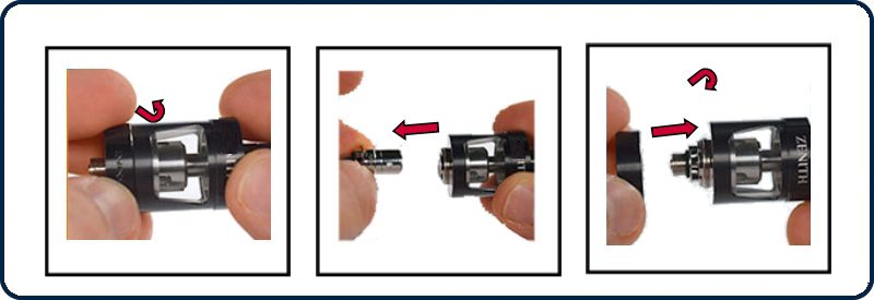Changer la Résistance ZCOIL pour Atomiseur - ZLIDE D24 - INNOKIN-