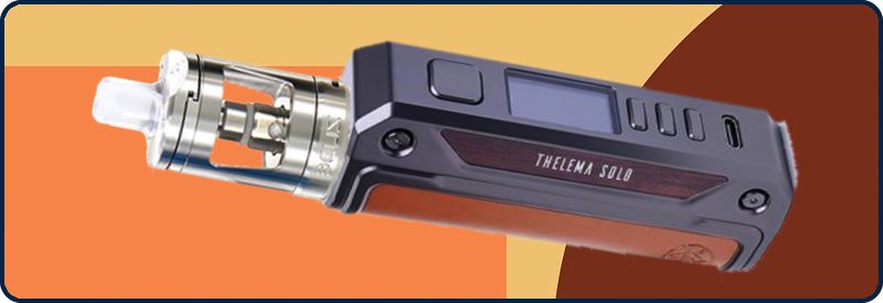 Descriptif de la Ecigarette KIT - THELEMA SOLO 100W -LOSTE VAPE - + ATOMISEUR ZLIDE D24 - INNOKIN - Exclusivité YZY MOUVAUX - ONCLE VAPE -