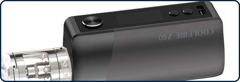 Ecigarette -A qui s'adresse le KIT COOL FIRE Z60 + ZLIDE D22 - INNOKIN -