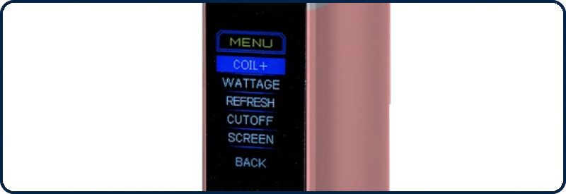 Ecigarette -Ecran de la box COOL FIRE Z60 - INNOKIN -