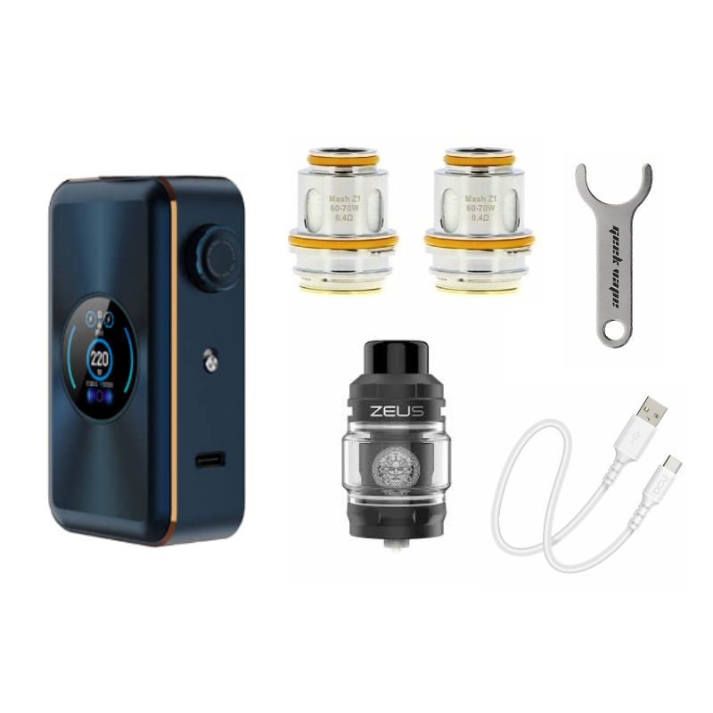 Ecigarette KIT BOX - GEN MAX MOD - DOUBLE ACCU - VAPORESSO + ATO ZEUS SUB-OHM - GEEK VAPE - Mouvaux -Photo 2