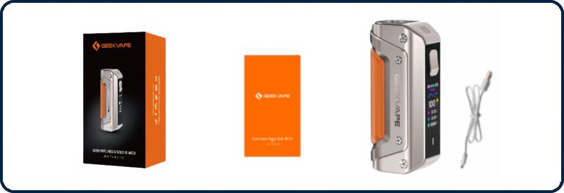 Ecigarette contenue de la BOX AEGIS SOLO 3 - GEEK VAPE -
