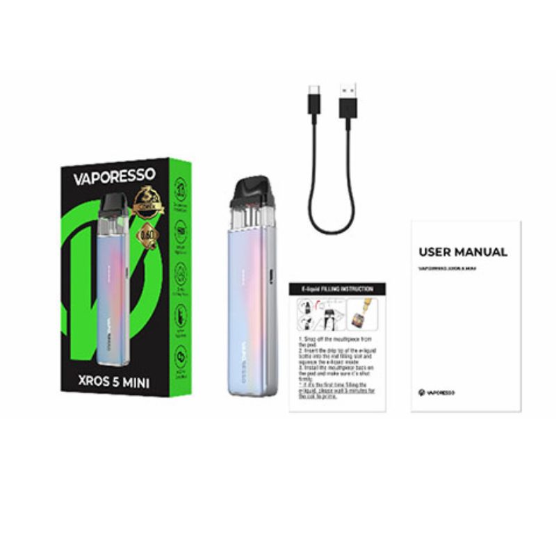 Lot de 2 ecigarettes XROS 5 Mini vaporesso + 5 eliquides a petit prix Mouvaux - Offre duo - photo 3