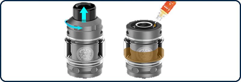 Remplissage Atomiseur SubOhm - ZEUS - GEEK VAPE- Kit AEGI SOLO 3 -