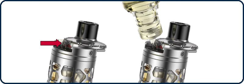 Remplissage de l' Atomiseur Nautilus 3SR Tank - ASPIRE -