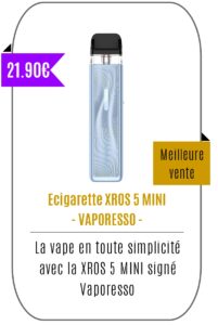 ecigarette XROS 5 mini - vaporesso - Mouvaux